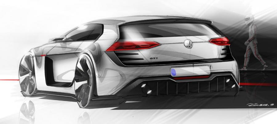  Volkswagen Golf Design Vision GTi 2013 года  (фото 9 из 25)